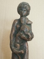 Charles Reich bronze sculpture