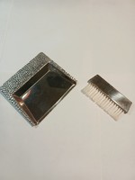Metal crumb pad with brush (gb75 / 1-3)