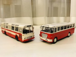 Ikarus és Skoda busz modellek egyben.