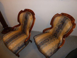 Viennese baroque armchairs in beautiful condition