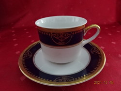 Sabina loucky Czechoslovak porcelain teacup + placemat. He has!