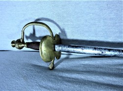 Very rare, antique spade, dagger, france, 1780 !!!