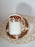 English luxury bone china breakfast mug and small plate, breakfast set 3.