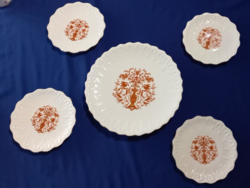 Alba julia serving platter with 4 cookie plates