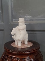 Marbando statue of Fernando Botero Picadores, Spanish equestrian