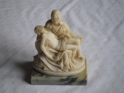 Michelangelo: a miniature copy of pieta from alabaster
