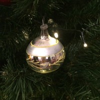 5 db Régi - Retro Karácsonyi üveggömbök - Karácsonyfadísz csomag