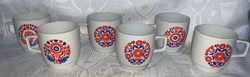 Zsolnay mug, cup with Hungarian pattern, 1,700/pc. A total of 5 pcs. There is