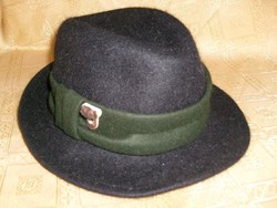 M1-12-ig  Antik  luxus München 1863 óta működő kalap készítő manufaktúrából minőségi dísz kalap