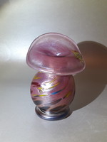 Iridescent joska design glass vase 12.5 cm