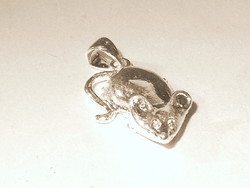 Sweet little mouse with white gold gold filled pendant