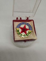 Socialist brigade in badge holder