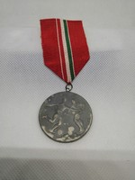 Old sports medal with chest strap 1962/63
