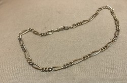 Gold-plated silver pocket watch chain