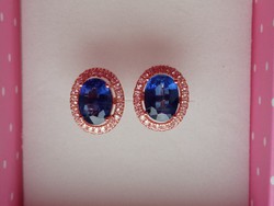 Kianit 925 silver earrings
