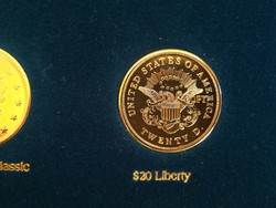 20 Dollár 1849 Liberty  Tribute to America's Most Beautiful Gold Coins - Set  egyik darabja