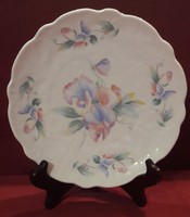 Virágos angol Aynsley porcelán tányér (L1936)