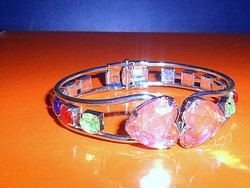 7 Chakra crystal stone stainless steel bracelet