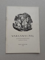 Varsányi Pál - katalógus