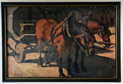 Sándor Buda: resting horses