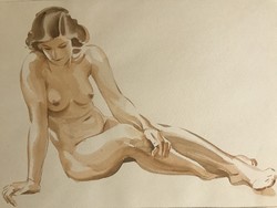 Beautiful watercolor nude !!!