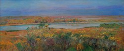 Adolf Hmannádi handmann (1873-1944): landscape along the river