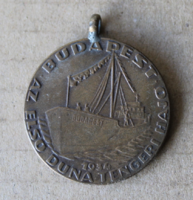 Az első Duna-tengeri hajó, "Budapest" emlékérem