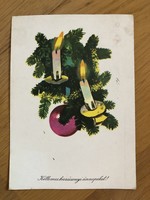 Christmas postcard - drawing of tarry barley