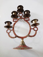 India copper candle holder.