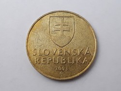 Szlovákia 10 Korona 2003 érme - Szlovák 10 Korona 2003 külföldi pénzérme