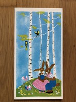 Cute Easter postcard - b. Lazetzky stella drawing