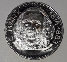 Commemorative coin of C. Marx 1818 - 1883