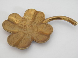Mini copper four-leaf clover