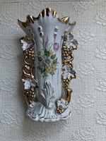 Nagyon szép Szecessziós  porcelán váza dúsan aranyozott