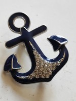 Enamel anchor badge