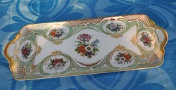 Ancient hand-painted René Caire Limoges tray