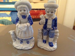 Porcelain girl and boy