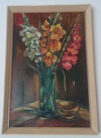 Virágcsendélet - olaj / vászon festmény - nagyobb méret