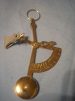 N25 Karos mini  zseb mérleg ritkaság 50gr-ig mér csipeszbe kell  fogatni levelet drágakövet fűszert