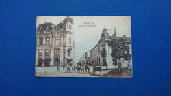Régi képeslap: Tapolca - Tapolcza, Kossuth Lajos utca - Löwy B.