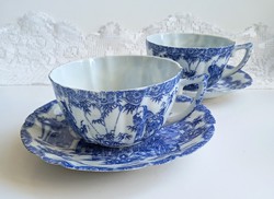 Japán vékony porcelán teás csésze 2db együtt