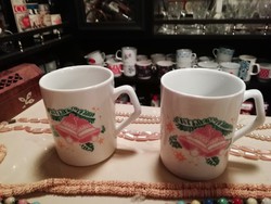 Christmas porcelain mugs