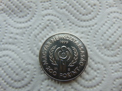 Nemzetközi Gyermekév ezüst 200 forint 1979 28 gramm