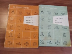 Bihari Sándor: Kis házi szerelő és Kis lakatos, 2 db könyv egyben, 1961-es kiadás