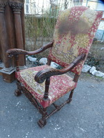 Neo-Renaissance throne / armchair