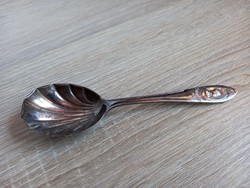 Silver-plated teaspoon on the occasion of the coronation of Queen Elizabeth