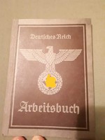 Világháborús német munkakönyv