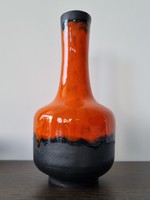 Decorative handicraft ceramic floor vase collector rarity from the 70's