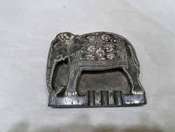 Old oriental metal ashtray