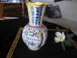 Habán  váza   , jelzett   18 cm